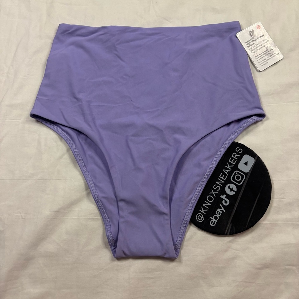 Lululemon Waterside HW Skimpy Bottom Swim LISM Lilac Smoke Women's Size 4